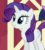Size: 491x545 | Tagged: safe, imported from derpibooru, screencap, rarity, twilight sparkle, alicorn, pony, applejack's "day" off, animated, female, loop, nodding, twilight sparkle (alicorn)
