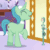 Size: 494x494 | Tagged: safe, imported from derpibooru, screencap, birch bucket, pony, unicorn, applejack's "day" off, animated, animation error, cute, loop, male, missing nose, spa worker, stallion, story in the comments, trotting, trotting in place