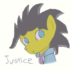 Size: 446x438 | Tagged: safe, artist:someponyontheweb, imported from derpibooru, oc, oc only, oc:justice, lawyer, solo