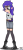 Size: 1366x3000 | Tagged: safe, artist:applec1234, artist:cyberapple456, imported from derpibooru, oc, oc only, oc:faitholesia, bird, human, equestria girls, bandaid, belly button, boots, bracelet, clothes, equestria girls-ified, glasses, humanized, midriff, nose piercing, nose ring, piercing, scar, shorts, solo, stockings