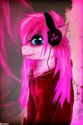 Size: 2000x3000 | Tagged: safe, artist:kaine, imported from derpibooru, pinkie pie, cute, female, headphones, pinkamena diane pie, solo