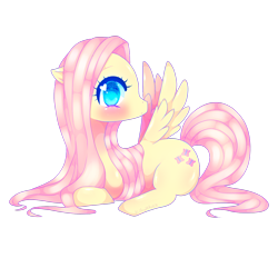 Size: 1024x1024 | Tagged: safe, artist:alilangelkitty, imported from derpibooru, fluttershy, cute, female, heart eyes, prone, shyabetes, simple background, solo, spread wings, transparent background, wingding eyes