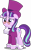 Size: 3076x5000 | Tagged: safe, artist:dashiesparkle, artist:illumnious, imported from derpibooru, snowfall frost, starlight glimmer, pony, a hearth's warming tail, .svg available, absurd resolution, clothes, female, full body, hat, jabot, ponyscape, simple background, solo, spectacles, top hat, transparent background, vector