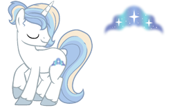 Size: 1000x640 | Tagged: safe, artist:crystalmoon101, imported from derpibooru, oc, oc only, oc:noble prophecy, cutie mark, next generation, offspring, parent:prince blueblood, parent:trixie, parents:bluetrix, solo