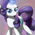 Size: 980x980 | Tagged: safe, artist:mississippikite, imported from derpibooru, rarity, female, magic, solo