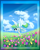 Size: 4882x6121 | Tagged: safe, artist:ratiasuq, imported from derpibooru, oc, oc only, pegasus, pony, absurd resolution, cloud, colorful, colourful, flower, flower field, flower in hair, flower in tail, flying, sky, solo, spread wings, spring, wings