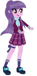 Size: 262x530 | Tagged: safe, artist:s-haii, imported from derpibooru, suri polomare, equestria girls, friendship games, alternate clothes, alternate costumes, alternate hairstyle, alternate universe, blushing, clothes, crystal prep academy, crystal prep academy uniform, female, school uniform, solo