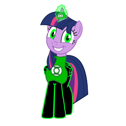 Size: 1536x1536 | Tagged: safe, artist:motownwarrior01, artist:rasterize, artist:speedox12, edit, imported from derpibooru, twilight sparkle, alicorn, pony, crazy face, dc comics, faic, female, green lantern, green lantern (comic), green lantern corps, horn ring, mare, simple background, solo, transparent background, twilight sparkle (alicorn)