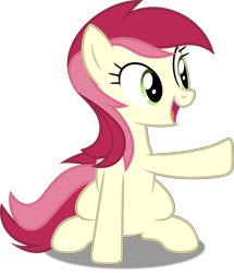 Size: 4290x5000 | Tagged: safe, artist:dashiesparkle, imported from derpibooru, roseluck, earth pony, pony, .svg available, absurd resolution, female, mare, show accurate, simple background, solo, transparent background, vector