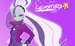 Size: 1280x793 | Tagged: safe, artist:aizy-boy, imported from derpibooru, coloratura, equestria girls, countess coloratura, equestria girls-ified, female, solo