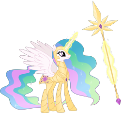 Size: 5292x4931 | Tagged: safe, artist:osipush, imported from derpibooru, princess celestia, pony, absurd resolution, alternate universe, armor, fantasy class, female, heroes of might and magic, inkscape, magic, mare, ponies of flight and magic, simple background, solo, transparent background, vector, warrior, warrior celestia, weapon