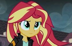 Size: 787x503 | Tagged: safe, edit, edited screencap, imported from derpibooru, screencap, sunset shimmer, equestria girls, friendship games, inverted mouth