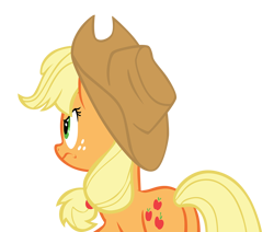 Size: 1240x1050 | Tagged: safe, artist:hendro107, imported from derpibooru, applejack, applejack's "day" off, .psd available, butt, plot, simple background, transparent background, vector