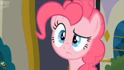 Size: 2519x1431 | Tagged: safe, imported from derpibooru, screencap, pinkie pie, pony, spice up your life, discovery family logo, female, mare, solo