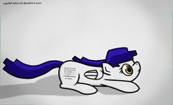 Size: 2558x1558 | Tagged: safe, artist:capital-asterisk, imported from derpibooru, oc, oc only, oc:semantic airor, pegasus, pony, brainfuck, cute, over complex cutie mark, simple background, sliding ponies, solo