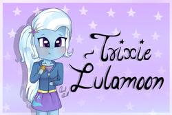 Size: 960x640 | Tagged: safe, artist:rmariansj, imported from derpibooru, trixie, equestria girls, female, solo