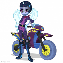 Size: 817x817 | Tagged: safe, imported from derpibooru, sugarcoat, equestria girls, friendship games, boots, clothes, gloves, helmet, motorcross, shoes, simple background, transparent background, vector