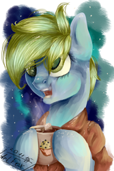 Size: 2880x4320 | Tagged: safe, artist:artfox54, imported from derpibooru, derpy hooves, pegasus, pony, blanket, chocolate, female, food, mare, marshmallow, solo