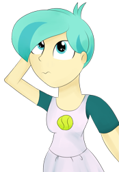 Size: 745x1072 | Tagged: safe, artist:berrypunchrules, imported from derpibooru, tennis match, equestria girls, background human, female, simple background, solo, transparent background, vector