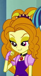 Size: 377x704 | Tagged: safe, imported from derpibooru, adagio dazzle, equestria girls, rainbow rocks, cropped, lip bite, solo focus