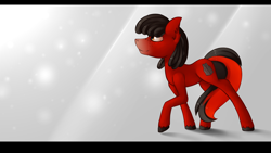 Size: 4000x2250 | Tagged: safe, artist:marsminer, imported from derpibooru, oc, oc only, oc:florid, desktop background, red and black oc, solo, wallpaper