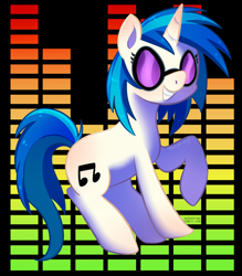 Size: 1024x1170 | Tagged: safe, artist:talimingi, imported from derpibooru, dj pon-3, vinyl scratch, pony, unicorn, female, mare, scratching, solo, vinyl