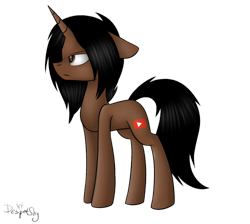 Size: 1024x919 | Tagged: safe, artist:despotshy, imported from derpibooru, oc, oc only, pony, unicorn, art trade, black mane, brown eyes, simple background, solo, transparent background