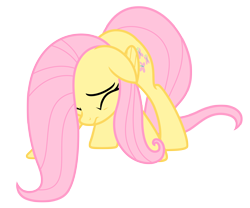 Size: 4000x3324 | Tagged: safe, artist:estories, imported from derpibooru, fluttershy, eyes closed, female, simple background, solo, transparent background, vector