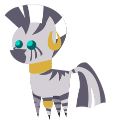 Size: 2365x2541 | Tagged: safe, artist:ii-art, imported from derpibooru, zecora, zebra, female, pointy ponies, simple background, solo, transparent background