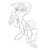 Size: 2440x2550 | Tagged: safe, artist:leadhooves, imported from derpibooru, pinkie pie, female, monochrome, solo