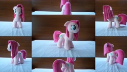 Size: 5120x2880 | Tagged: safe, artist:egalgay, imported from derpibooru, pinkie pie, custom, customized toy, handmade, irl, photo, pinkamena diane pie, plushie, solo