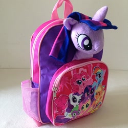 Size: 1600x1600 | Tagged: safe, imported from derpibooru, twilight sparkle, backpack, irl, merchandise, photo