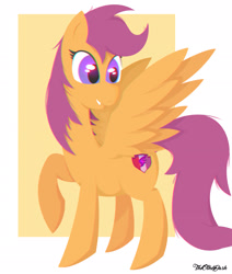 Size: 2075x2448 | Tagged: safe, artist:theotherdash, imported from derpibooru, scootaloo, cutie mark, female, older, solo, spread wings, the cmc's cutie marks