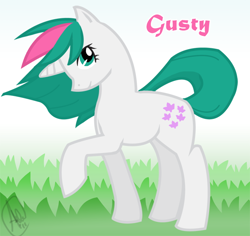 Size: 600x566 | Tagged: safe, artist:ahr0, imported from derpibooru, gusty, pony, unicorn, female, g1, g1 to g4, g4, generation leap, mare, solo