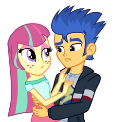 Size: 864x924 | Tagged: safe, artist:themexicanpunisher, imported from derpibooru, flash sentry, sour sweet, equestria girls, friendship games, female, male, shipping, sour sentry, straight