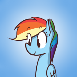 Size: 2000x2000 | Tagged: safe, artist:alexi148, imported from derpibooru, rainbow dash, bust, female, portrait, solo