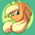 Size: 700x700 | Tagged: safe, artist:goat train, imported from derpibooru, applejack, female, portrait, solo