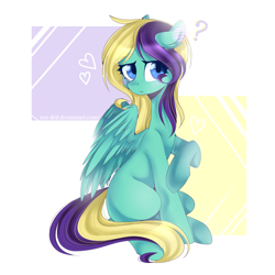 Size: 1024x1024 | Tagged: safe, artist:ten-dril, imported from derpibooru, oc, oc only, oc:dream leaf, pegasus, pony, solo