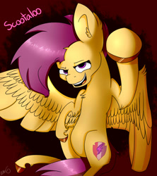 Size: 927x1043 | Tagged: safe, artist:illustrativeauthor, imported from derpibooru, scootaloo, cutie mark, ear fluff, female, solo, the cmc's cutie marks