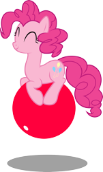 Size: 2691x4451 | Tagged: safe, artist:paulysentry, deleted from derpibooru, imported from derpibooru, pinkie pie, .ai available, ball, cute, diapinkes, simple background, solo, transparent background, vector