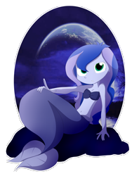 Size: 5647x7135 | Tagged: safe, artist:fj-c, imported from derpibooru, princess luna, mermaid, equestria girls, absurd resolution, belly button, female, mermaidized, solo, vice principal luna