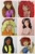 Size: 1200x1800 | Tagged: safe, artist:psponyartist, imported from derpibooru, applejack, fluttershy, pinkie pie, rainbow dash, rarity, twilight sparkle, human, dark skin, human coloration, humanized, mane six, natural hair color, peace sign, traditional art