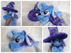 Size: 1024x768 | Tagged: safe, artist:equinepalette, imported from derpibooru, trixie, pony, unicorn, beanie (plushie), female, irl, mare, photo, plushie