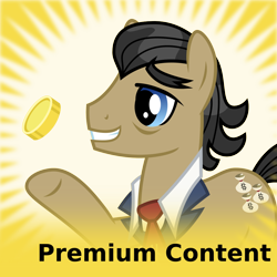 Size: 1024x1024 | Tagged: safe, artist:cheezedoodle96, imported from derpibooru, filthy rich, pony, derpibooru, .svg available, eyes on the prize, meta, premium content, spoilered image joke, svg, vector