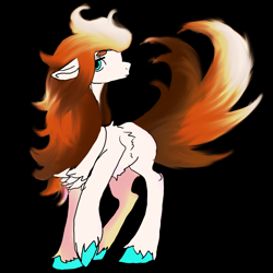 Size: 1730x1730 | Tagged: safe, artist:brainiac, imported from derpibooru, oc, oc only, original species, closed species, female, fluffy, mare, solo, unshorn fetlocks, wisp pony