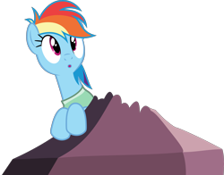 Size: 5000x3920 | Tagged: safe, artist:dashiesparkle, imported from derpibooru, rainbow dash, read it and weep, female, hospital gown, simple background, solo, transparent background, vector