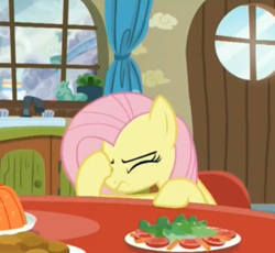 Size: 868x797 | Tagged: safe, imported from derpibooru, screencap, fluttershy, pony, flutter brutter, facehoof