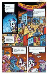 Size: 600x922 | Tagged: safe, artist:brendahickey, idw, imported from derpibooru, maud pie, rarity, spoiler:comic, spoiler:comicff29, advertisement, idw advertisement, john watson, over the garden wall, preview, pun, rock fact, sherlock holmes