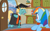 Size: 707x436 | Tagged: safe, imported from derpibooru, screencap, rainbow dash, zephyr breeze, pegasus, pony, flutter brutter, discovery family logo, female, graduation, male, mare, shy family house, stallion