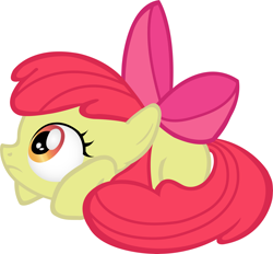 Size: 8515x7889 | Tagged: artist needed, safe, imported from derpibooru, apple bloom, absurd resolution, female, scared, simple background, solo, vector, white background